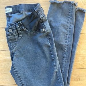 Madewell maternity side-panel jeans. Size 28